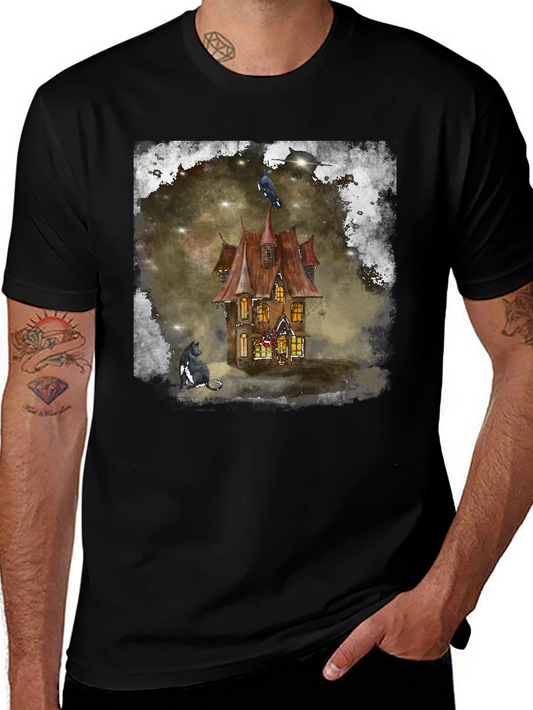 Haunted House Graphic Tee