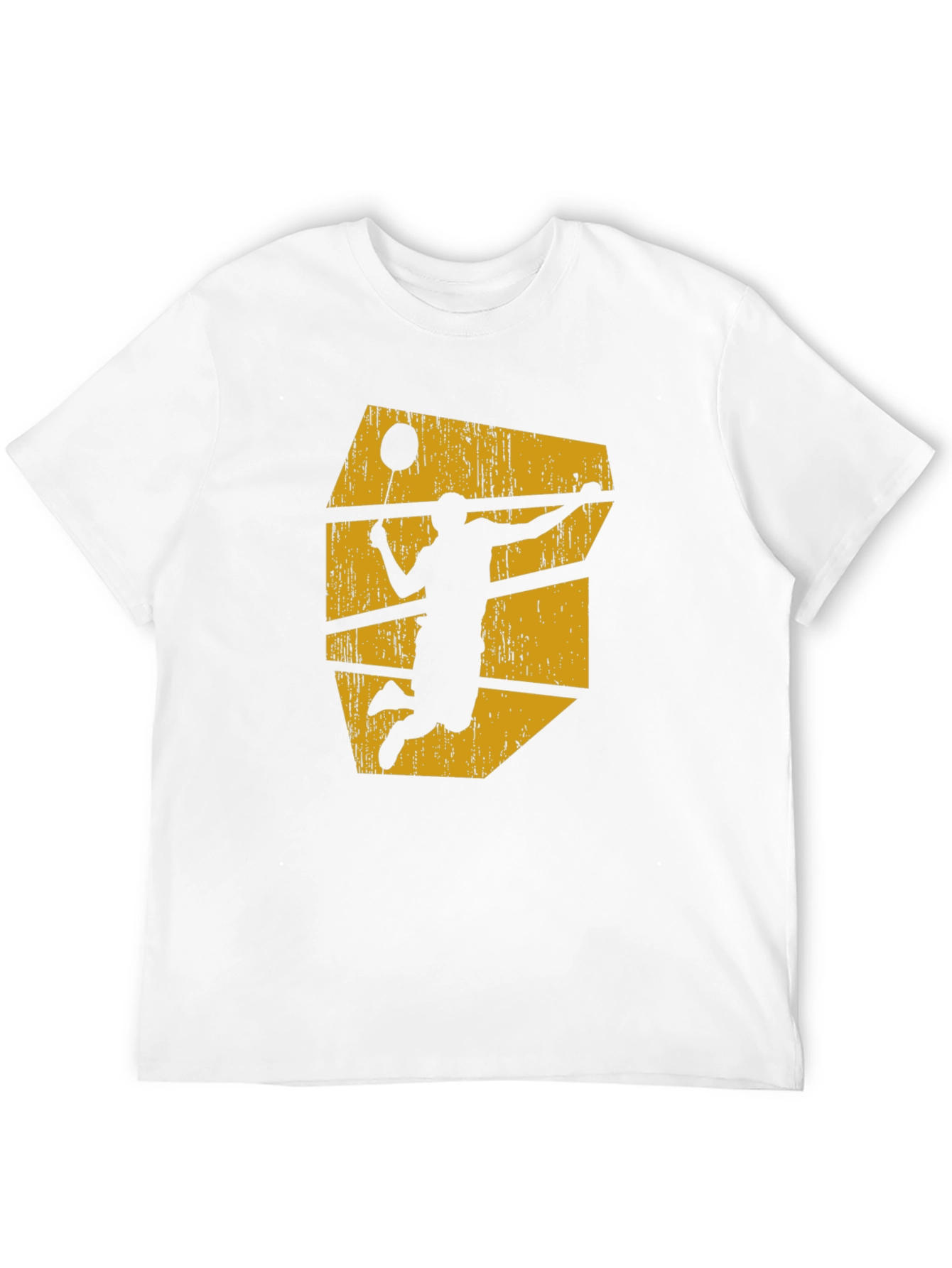 Badminton Player Graphic T-Shirt - Athletic Style