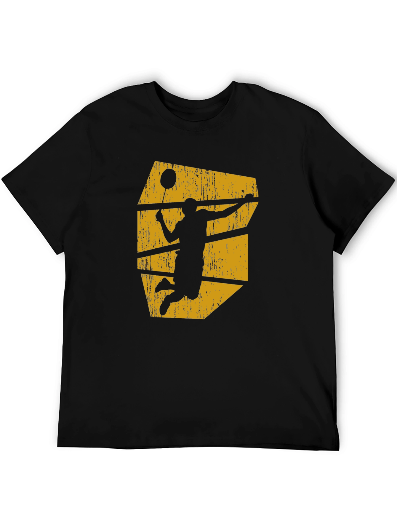 Badminton Player Graphic T-Shirt - Athletic Style