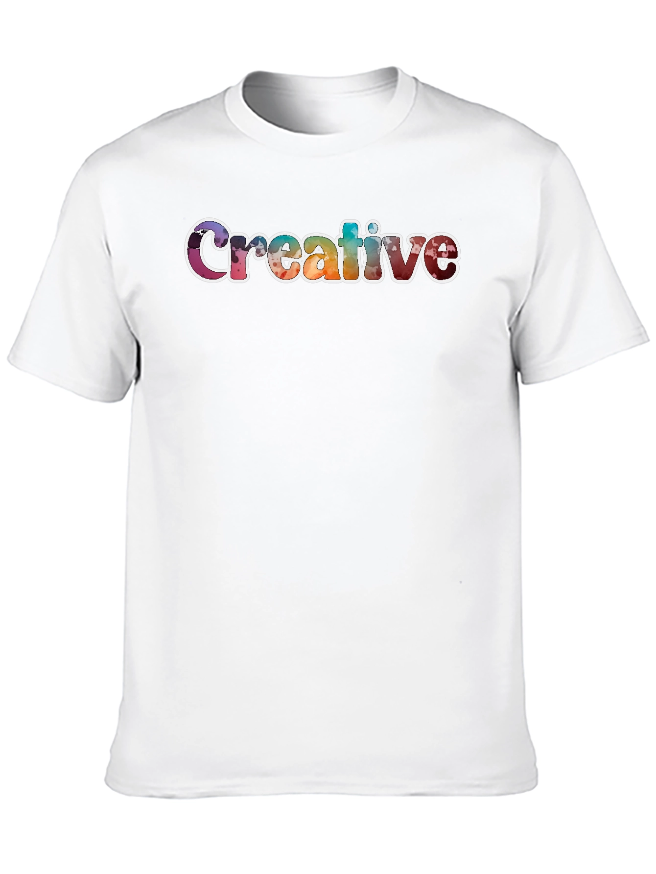 Creative Graphic T-Shirt Unisex Black Tee