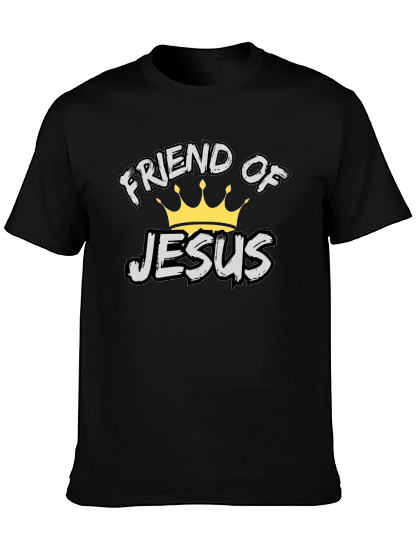 Friend of Jesus Black Graphic Tee