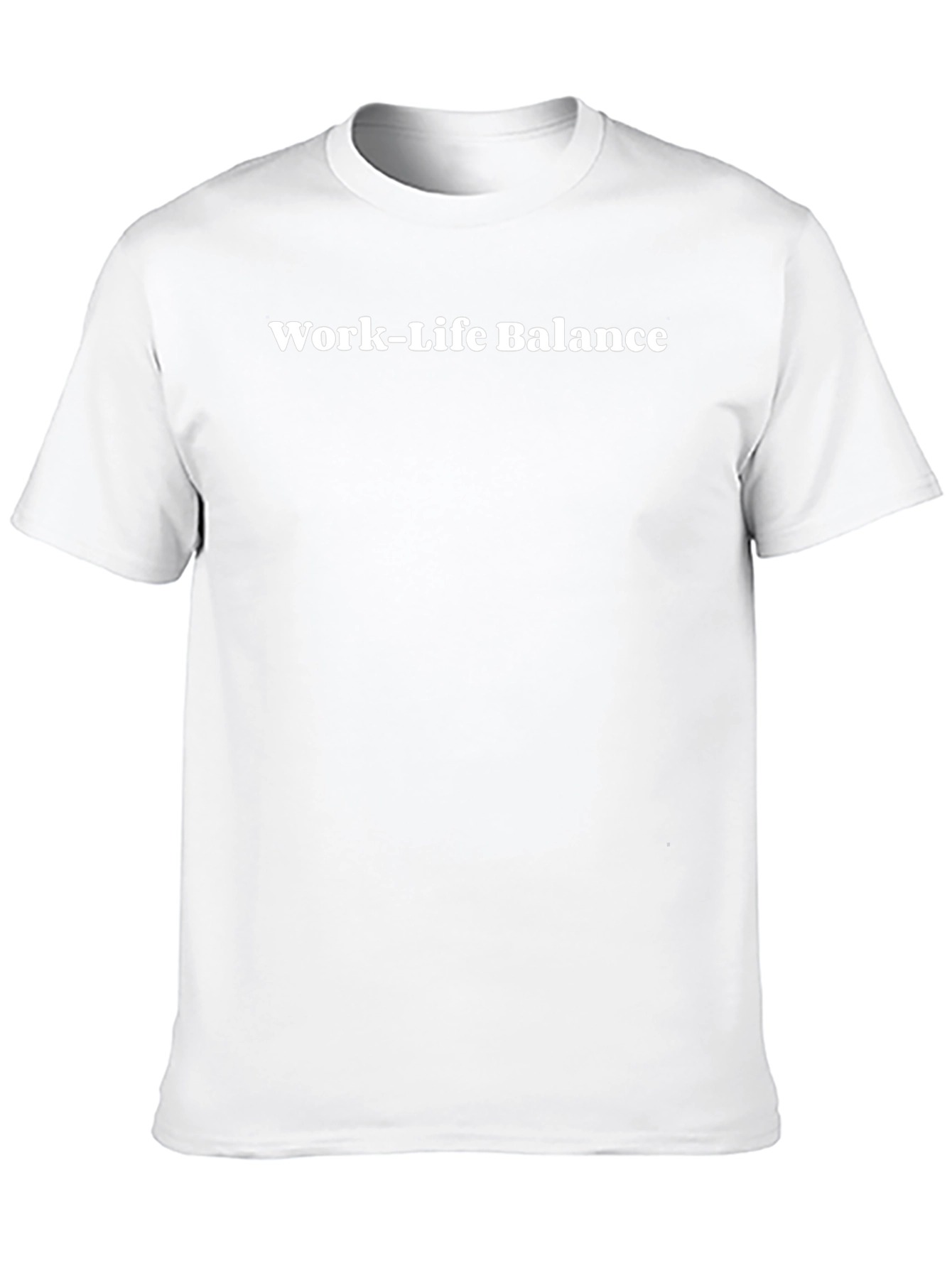 Work-Life Balance Black Tee