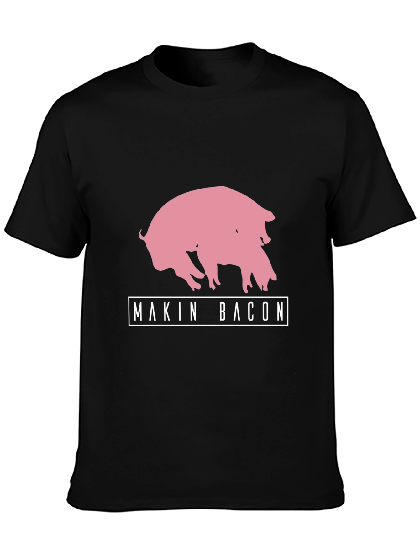 Makin Bacon Pig Graphic T-Shirt