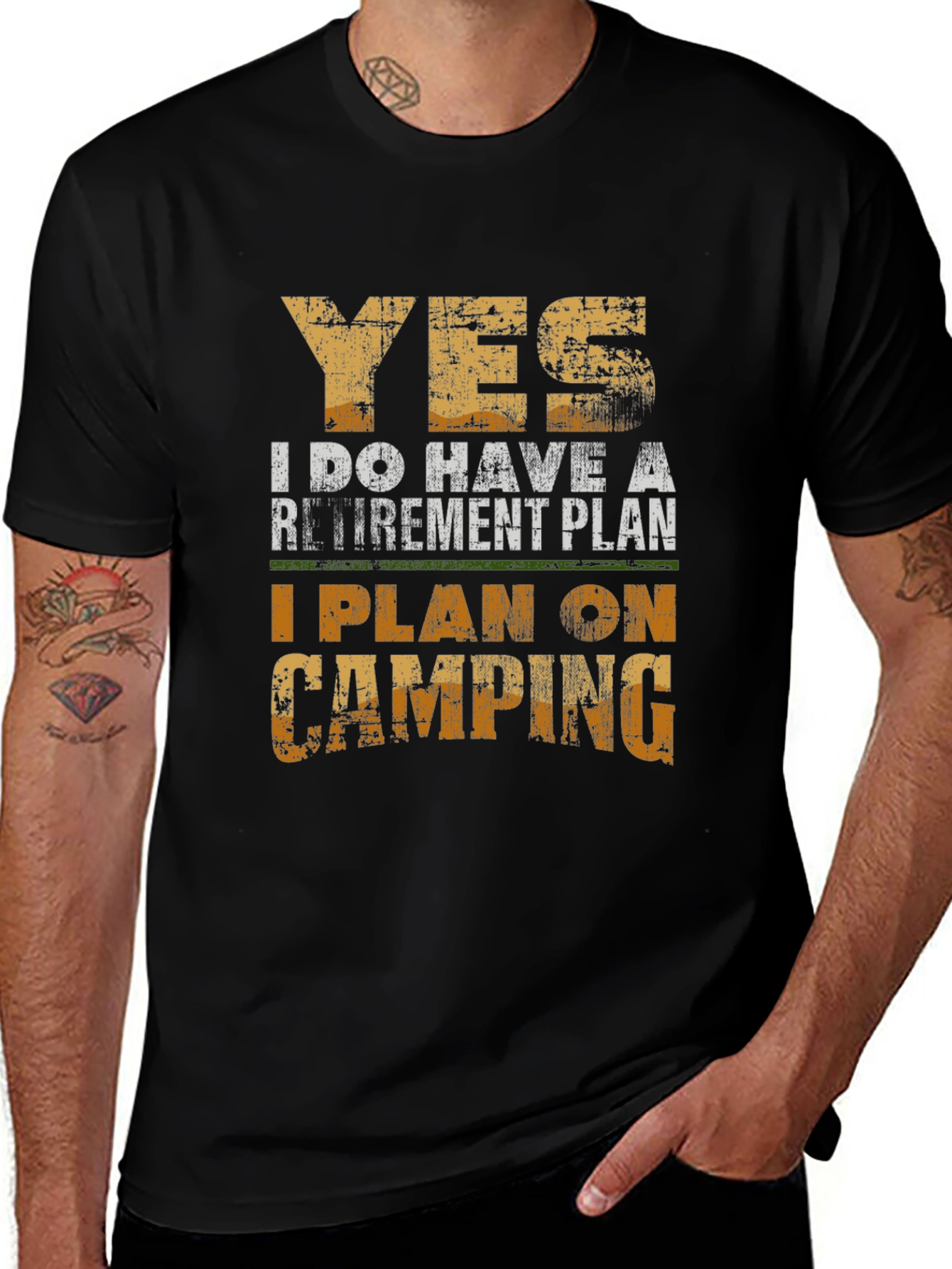 Retirement Camping Plan T-Shirt