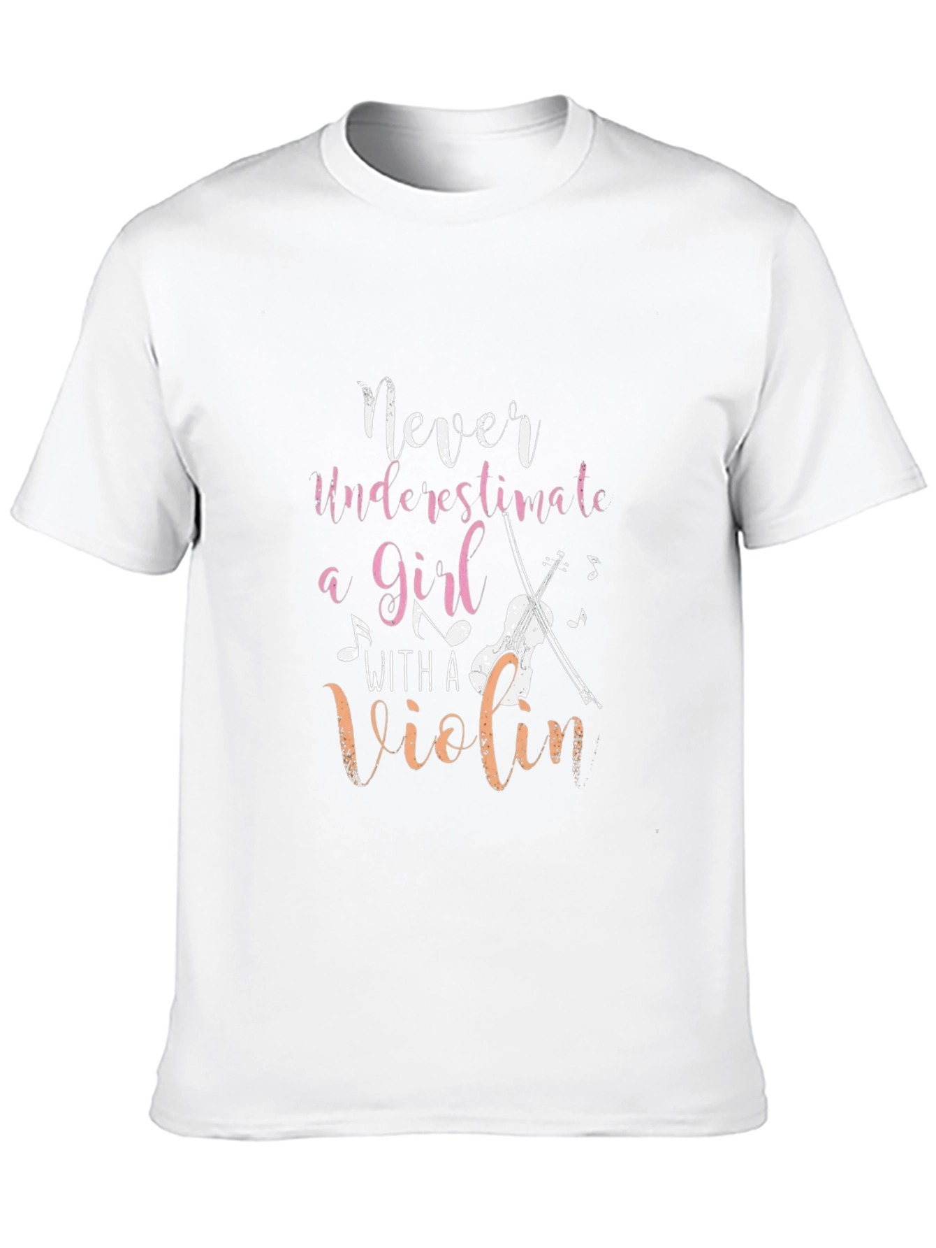 Never Underestimate Girl with a Violin Tee