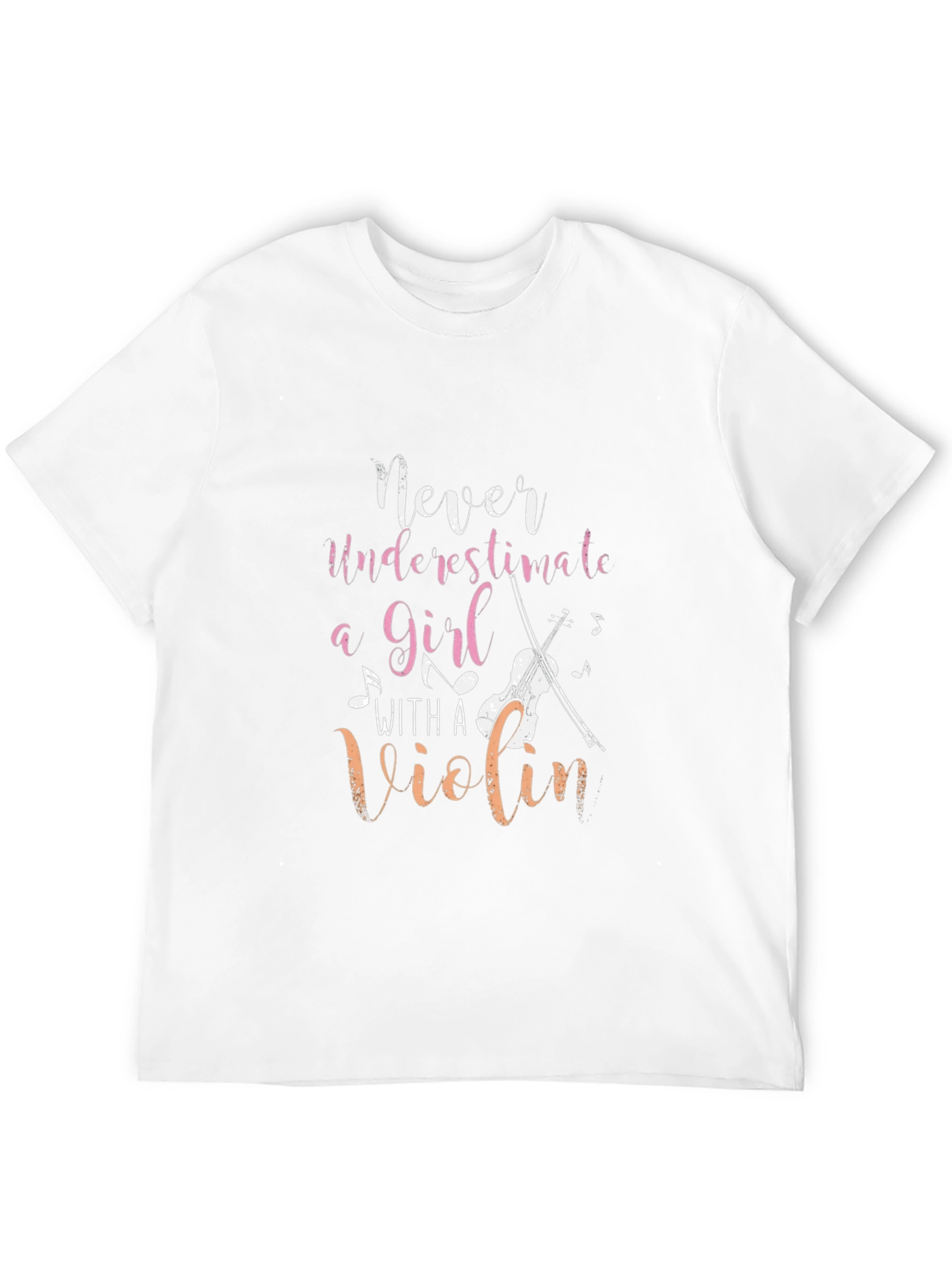 Never Underestimate Girl with a Violin Tee