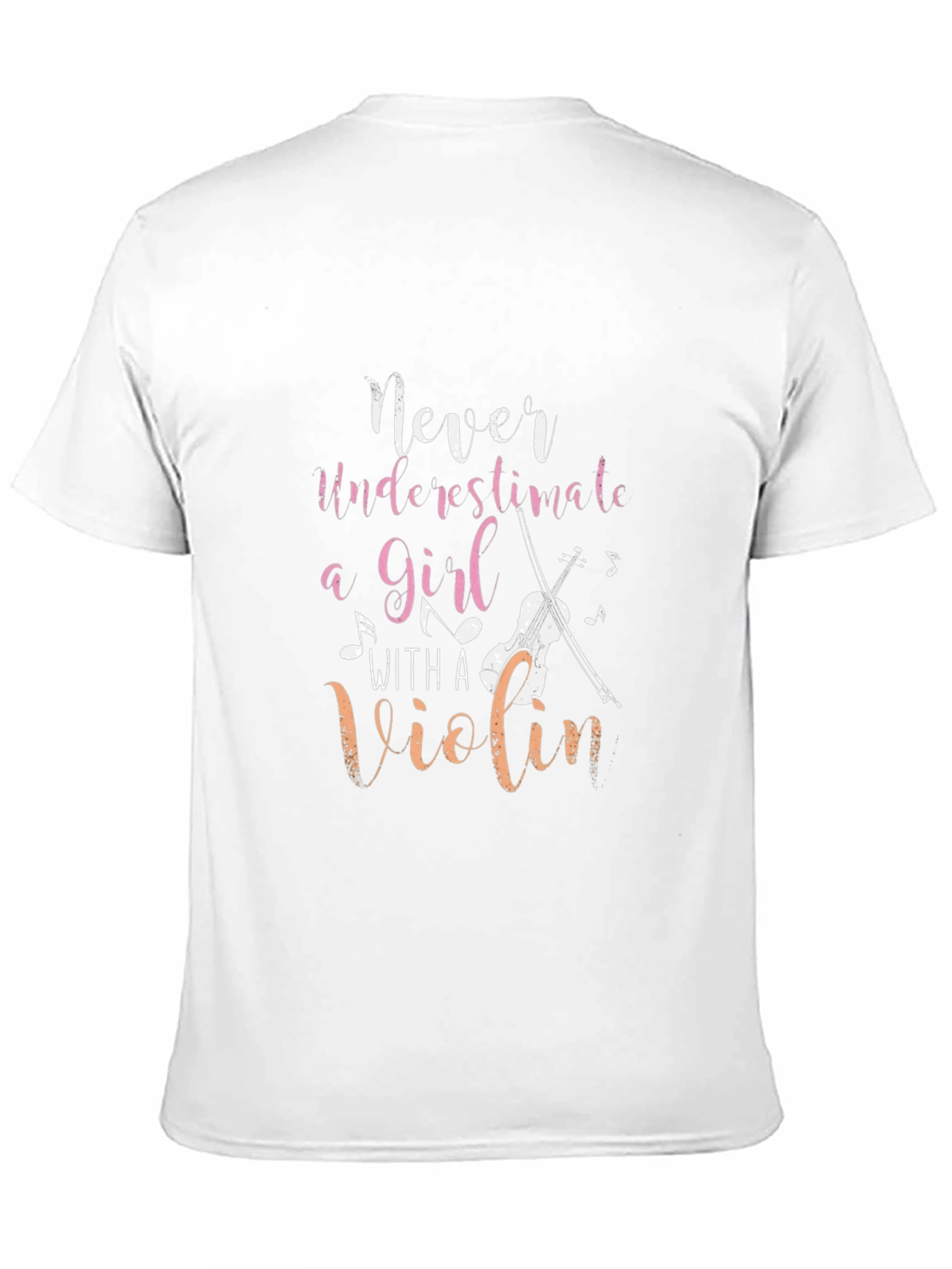 Never Underestimate Girl with a Violin Tee