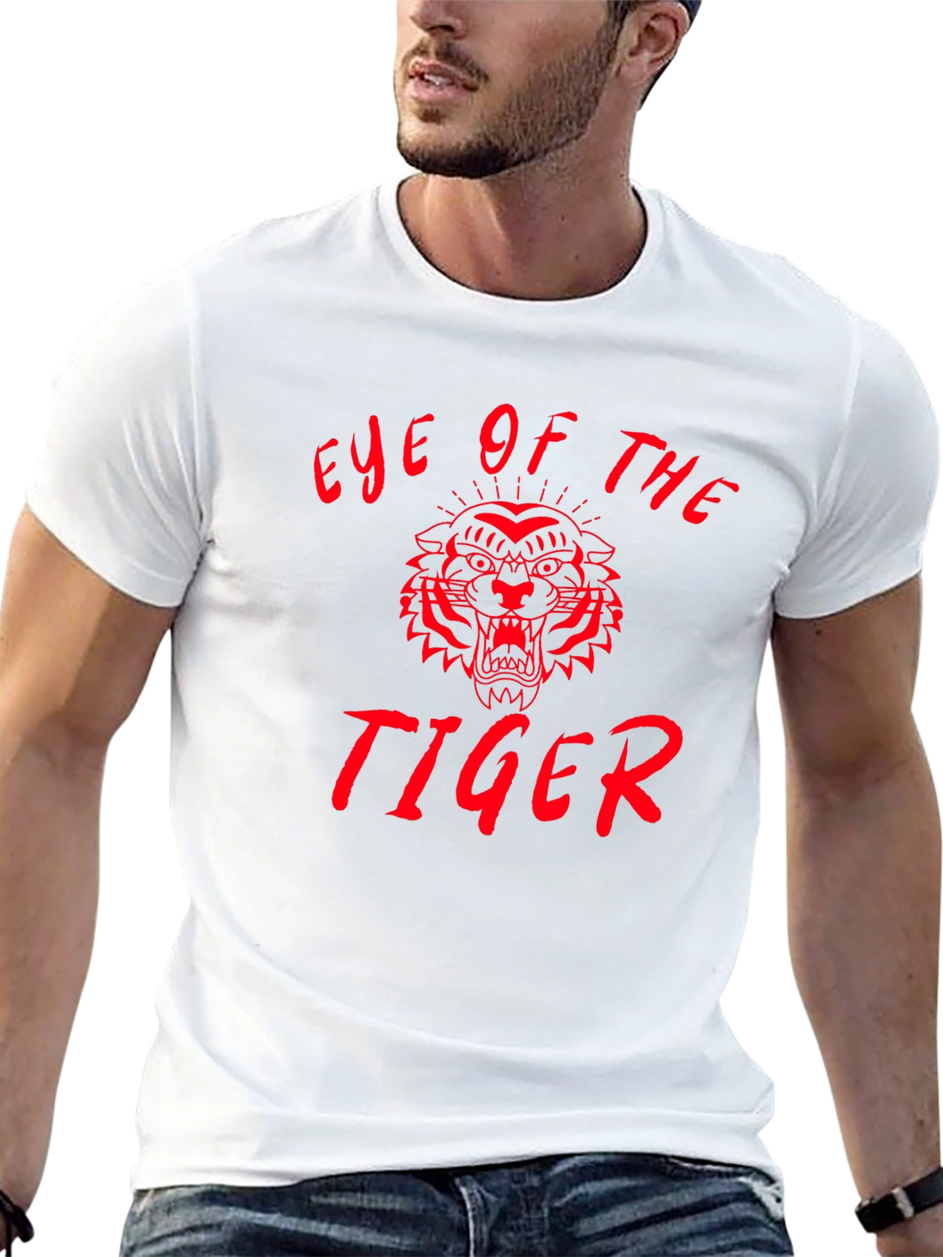 Eye of the Tiger Graphic Tee - Black
