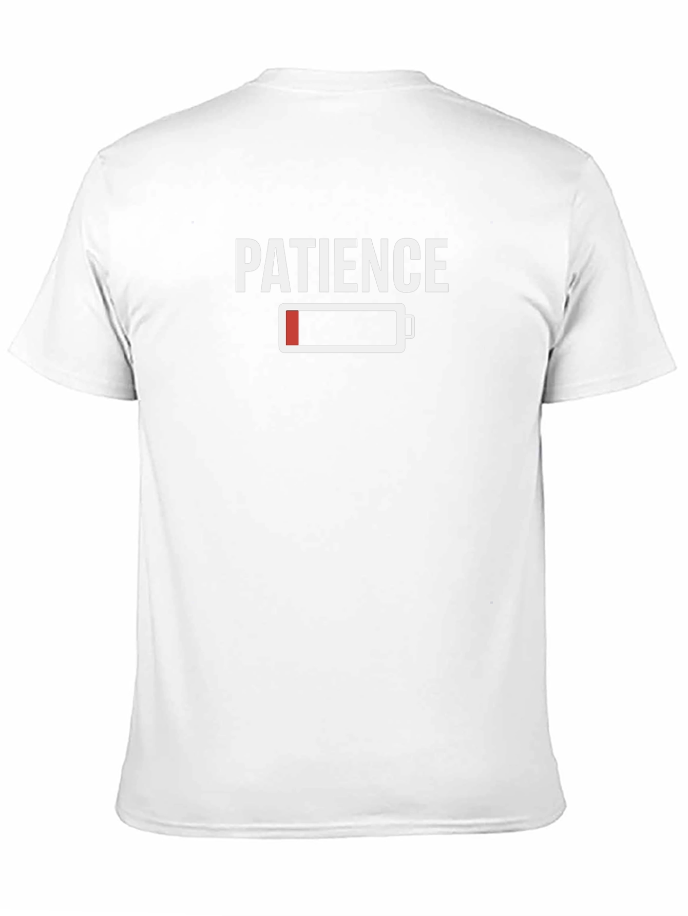 Patience Low Battery Graphic Tee