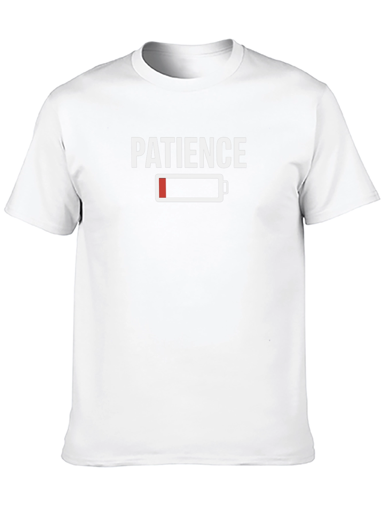 Patience Low Battery Graphic Tee