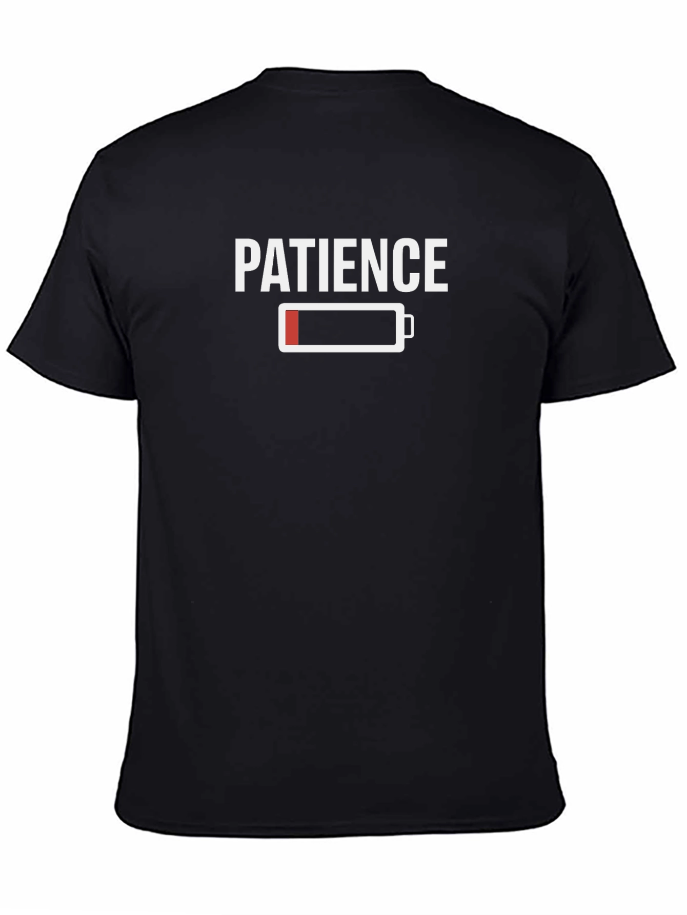 Patience Low Battery Graphic Tee