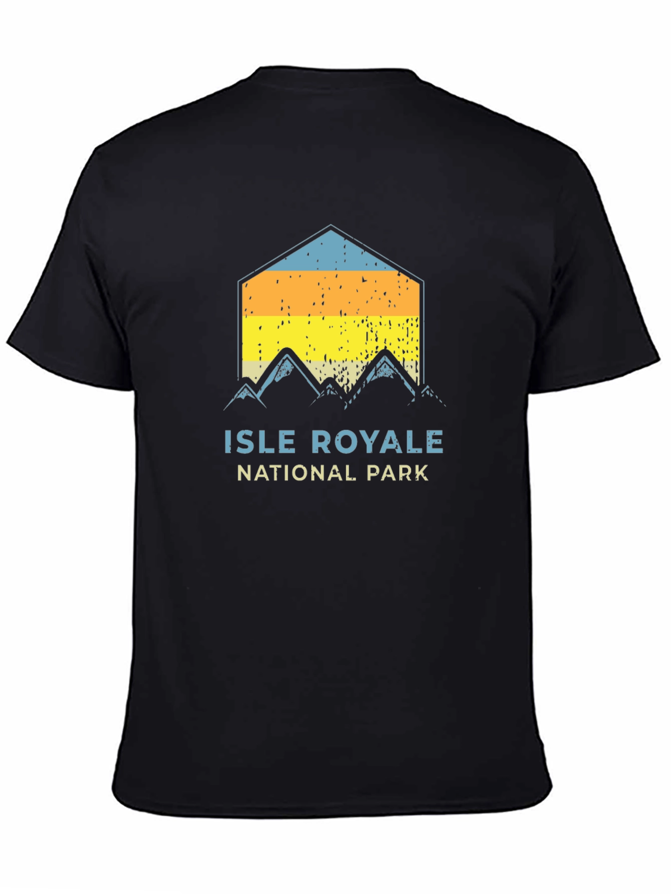 Isle Royale National Park T-Shirt Retro Mountain Tee