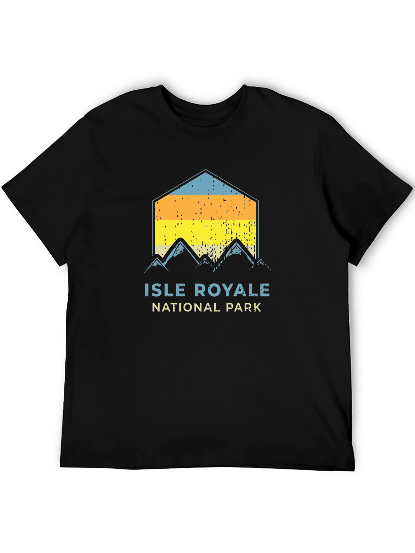 Isle Royale National Park T-Shirt Retro Mountain Tee