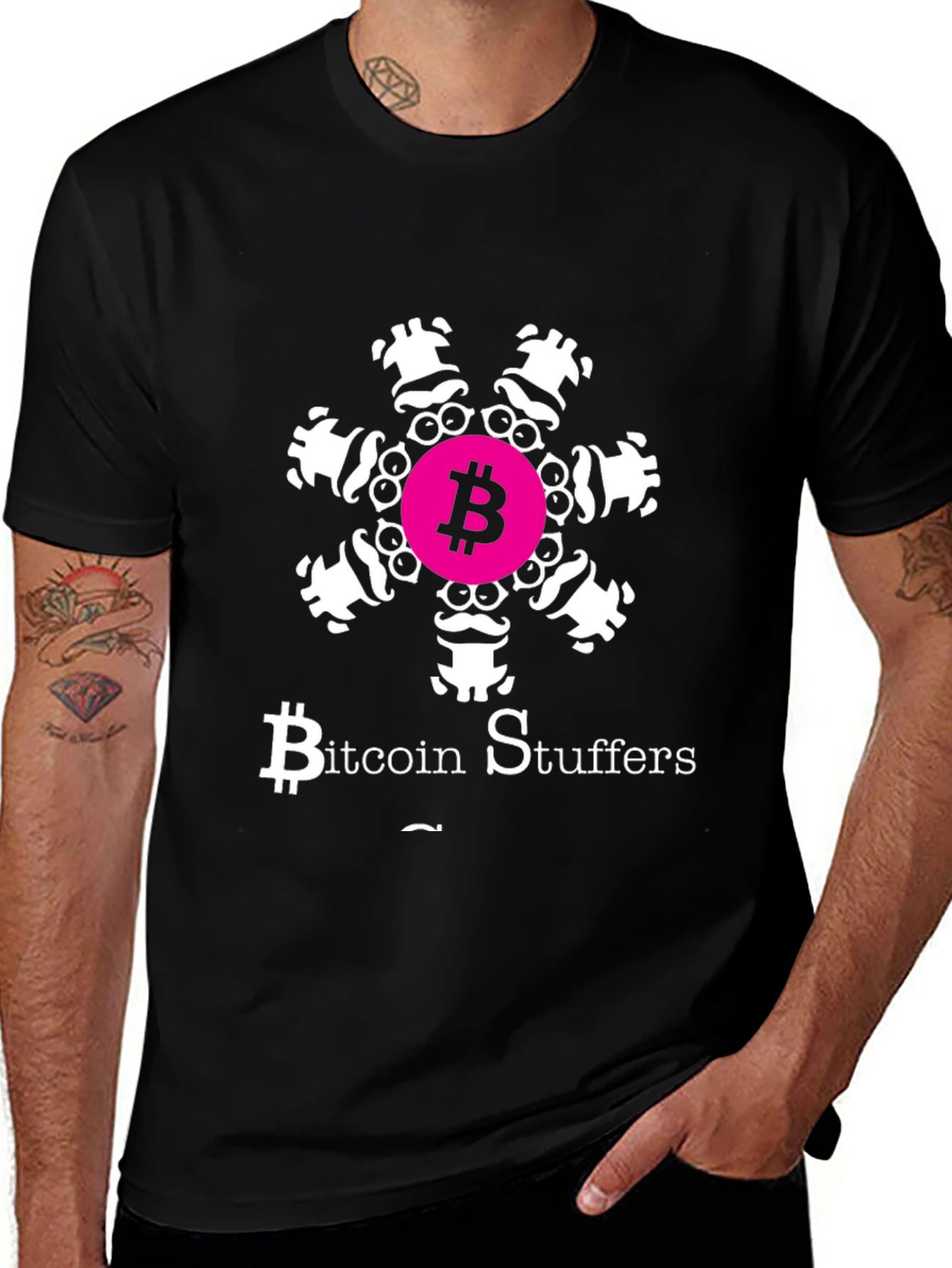 Bitcoin Stuffers Funny Graphic Tee