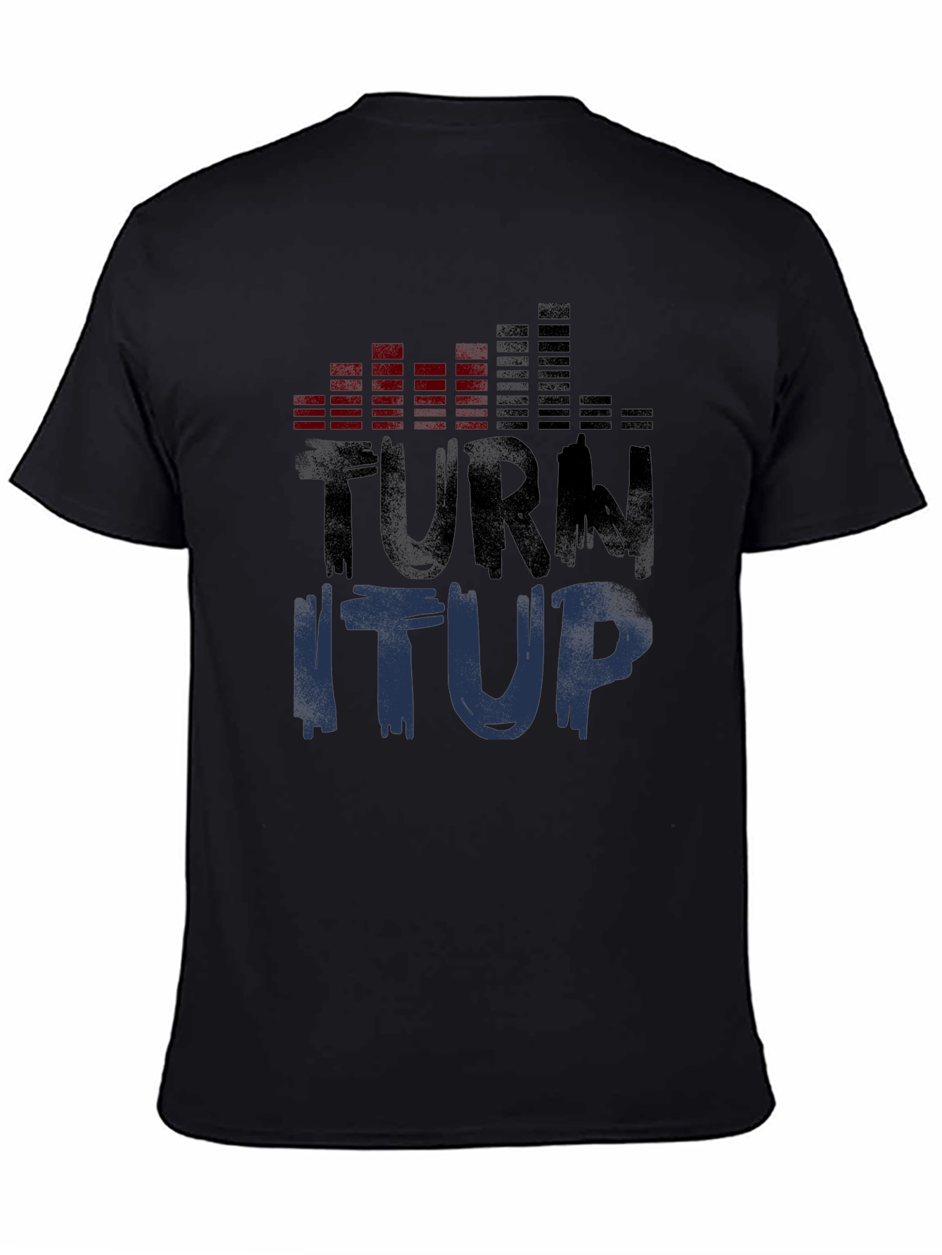 Turn It Up Graphic Tee - Black