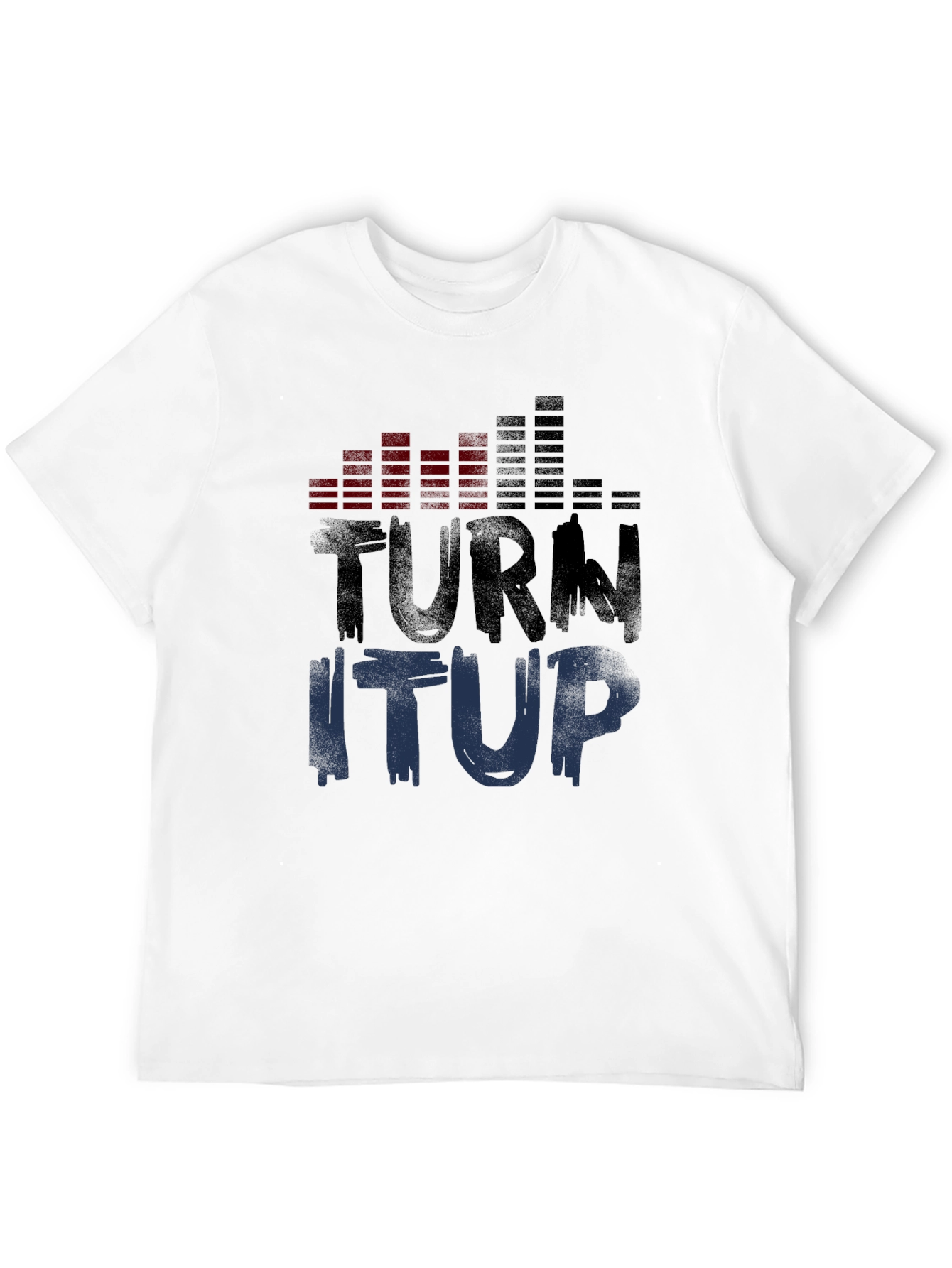 Turn It Up Graphic Tee - Black