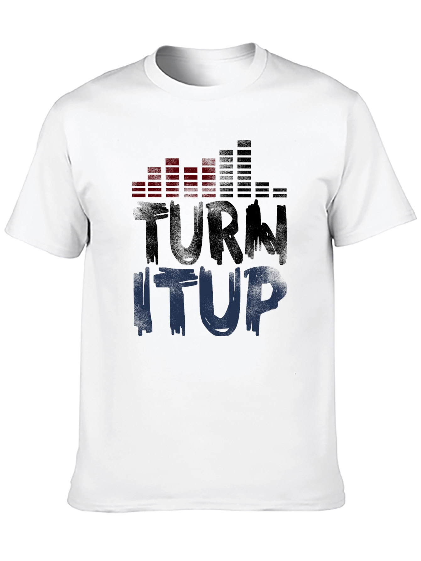 Turn It Up Graphic Tee - Black