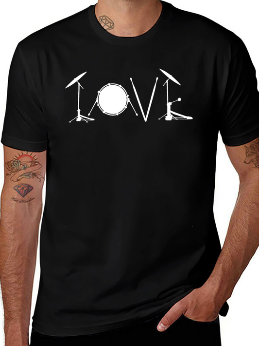 Drummer LOVE T-Shirt - Music Gift