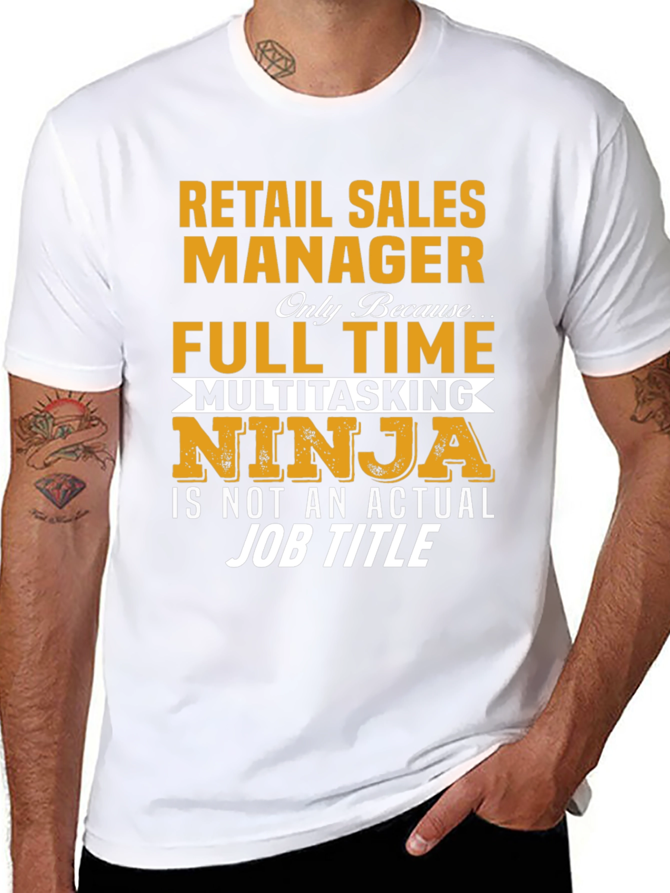 Retail Sales Manager T-Shirt Funny Job Title Tee