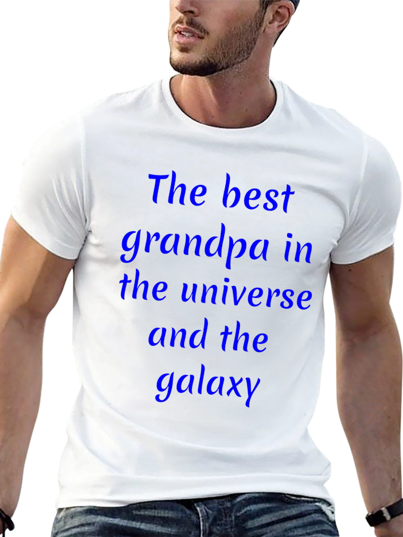 Best Grandpa T-Shirt: Universe and Galaxy Edition