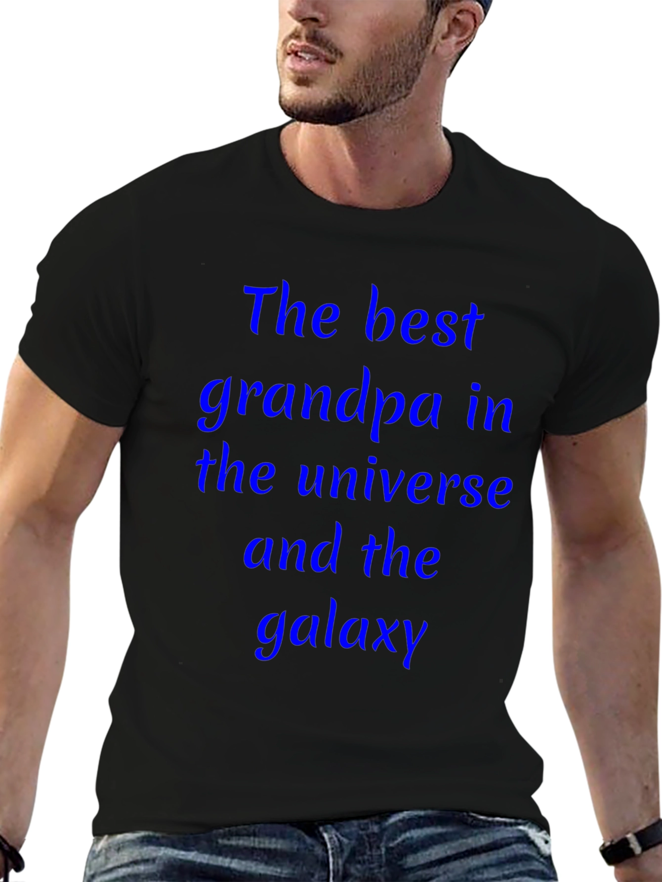 Best Grandpa T-Shirt: Universe and Galaxy Edition