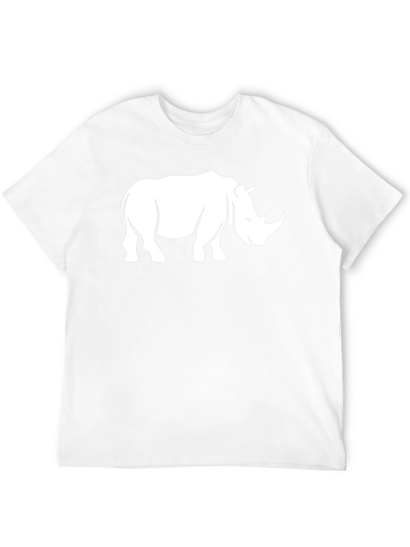 Rhino Graphic Tee - Classic Black Cotton