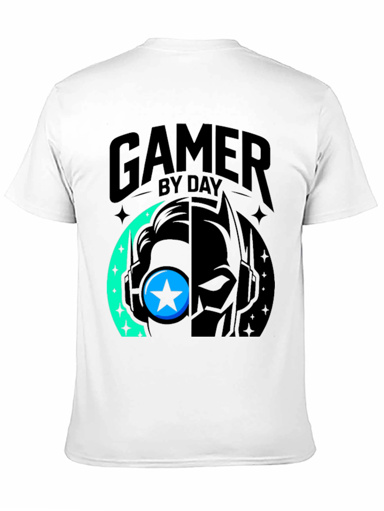 Gamer By Day Black Graphic Tee