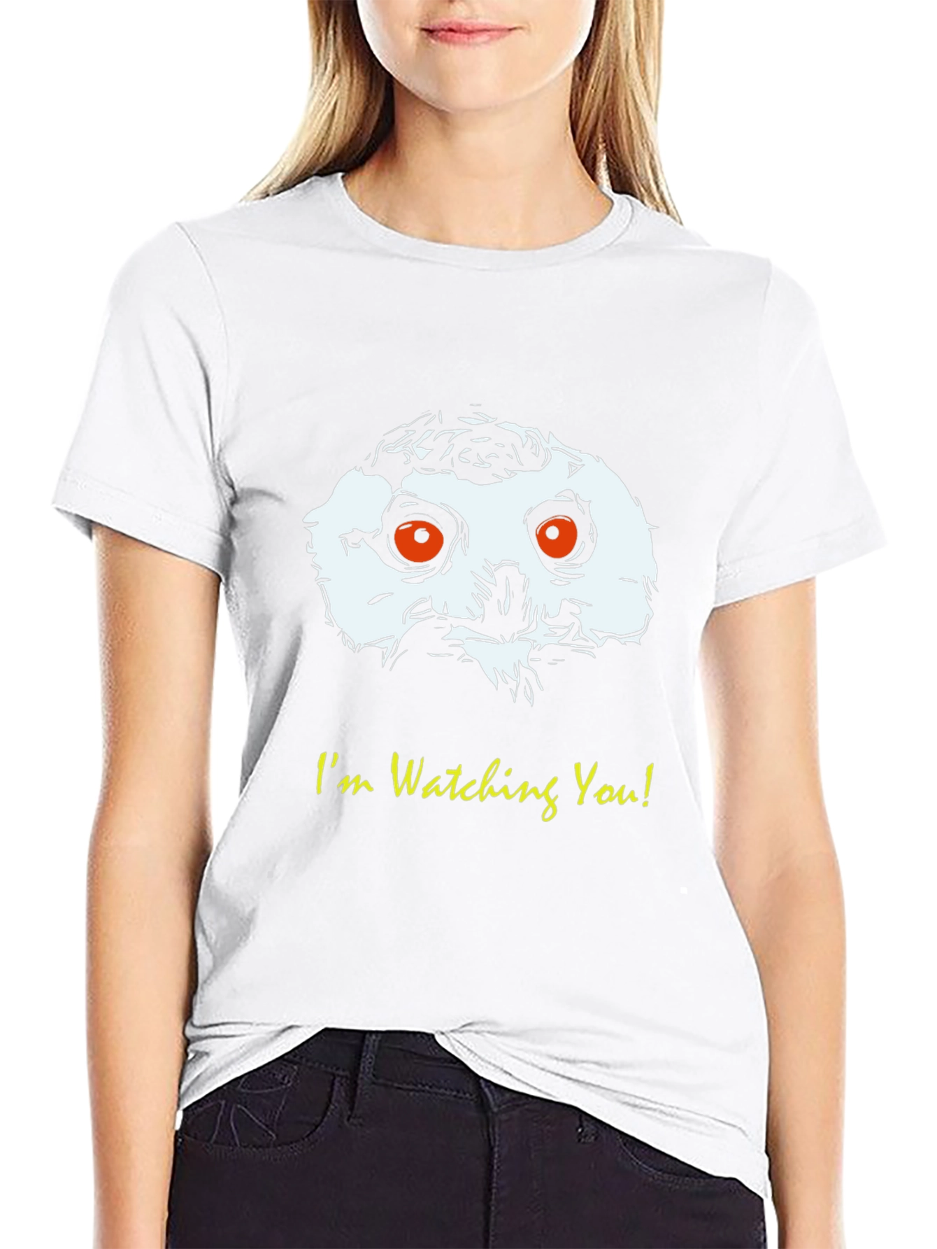 Im Watching You Owl Graphic T-Shirt