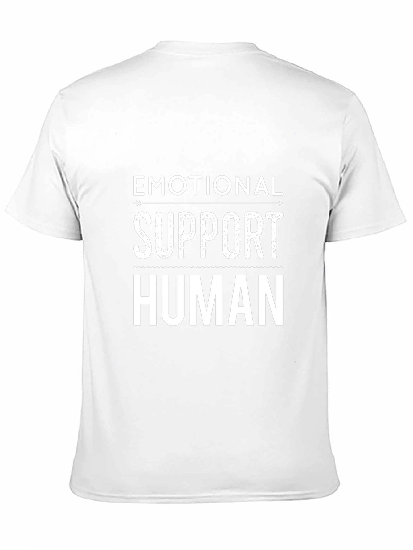 Emotional Support Human T-Shirt - Black