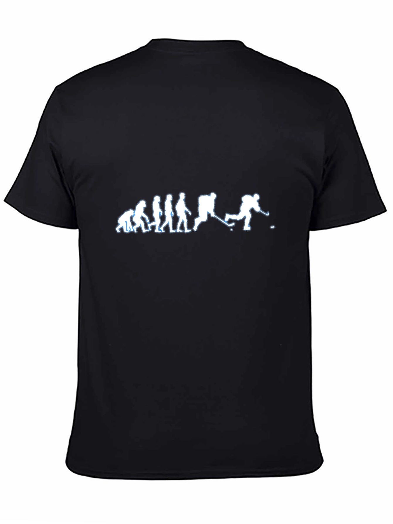 Hockey Evolution Graphic T-Shirt - Black