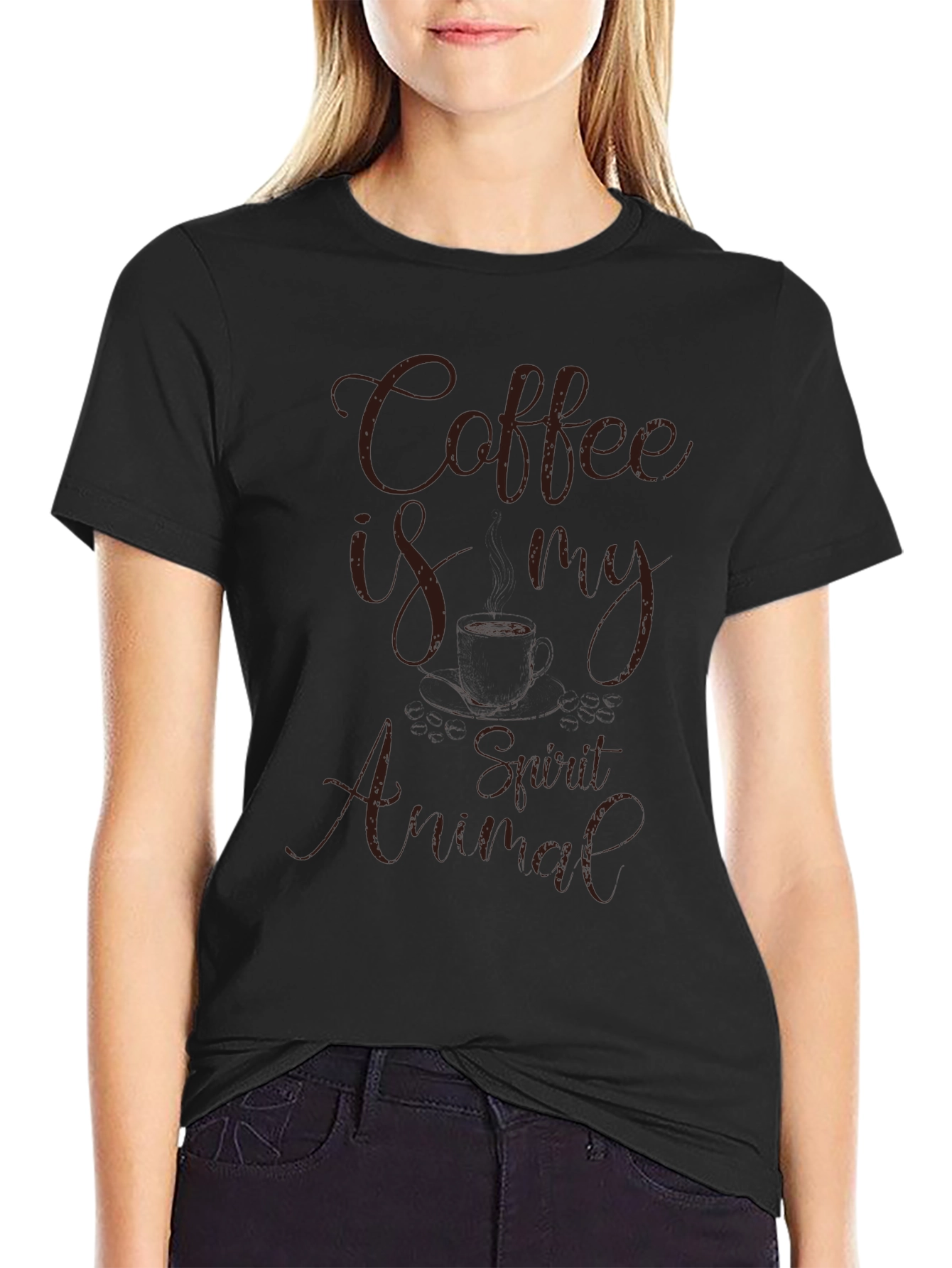 Coffee Is My Spirit Animal Graphic Tee