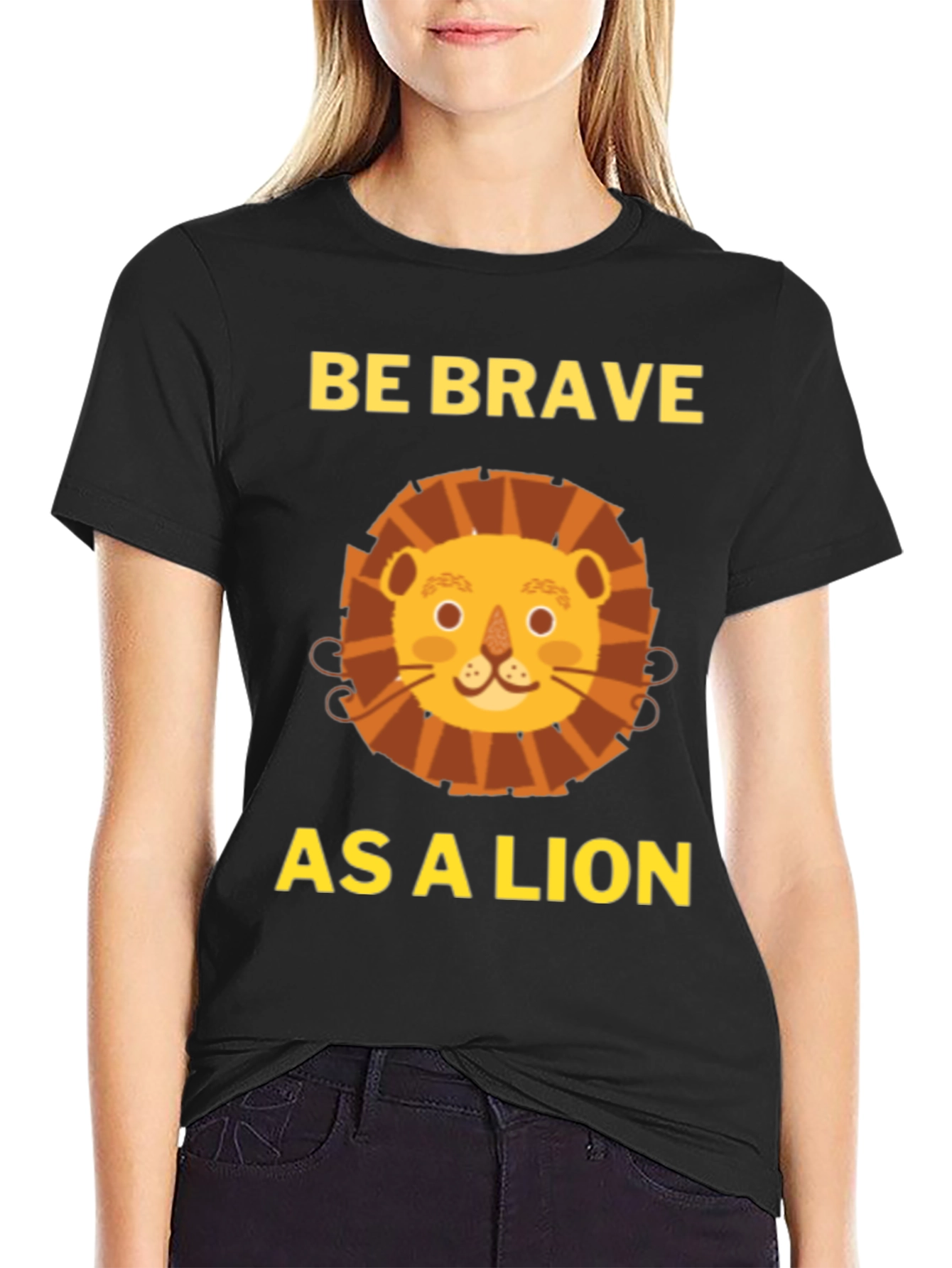 Be Brave As A Lion T-Shirt - Menswear