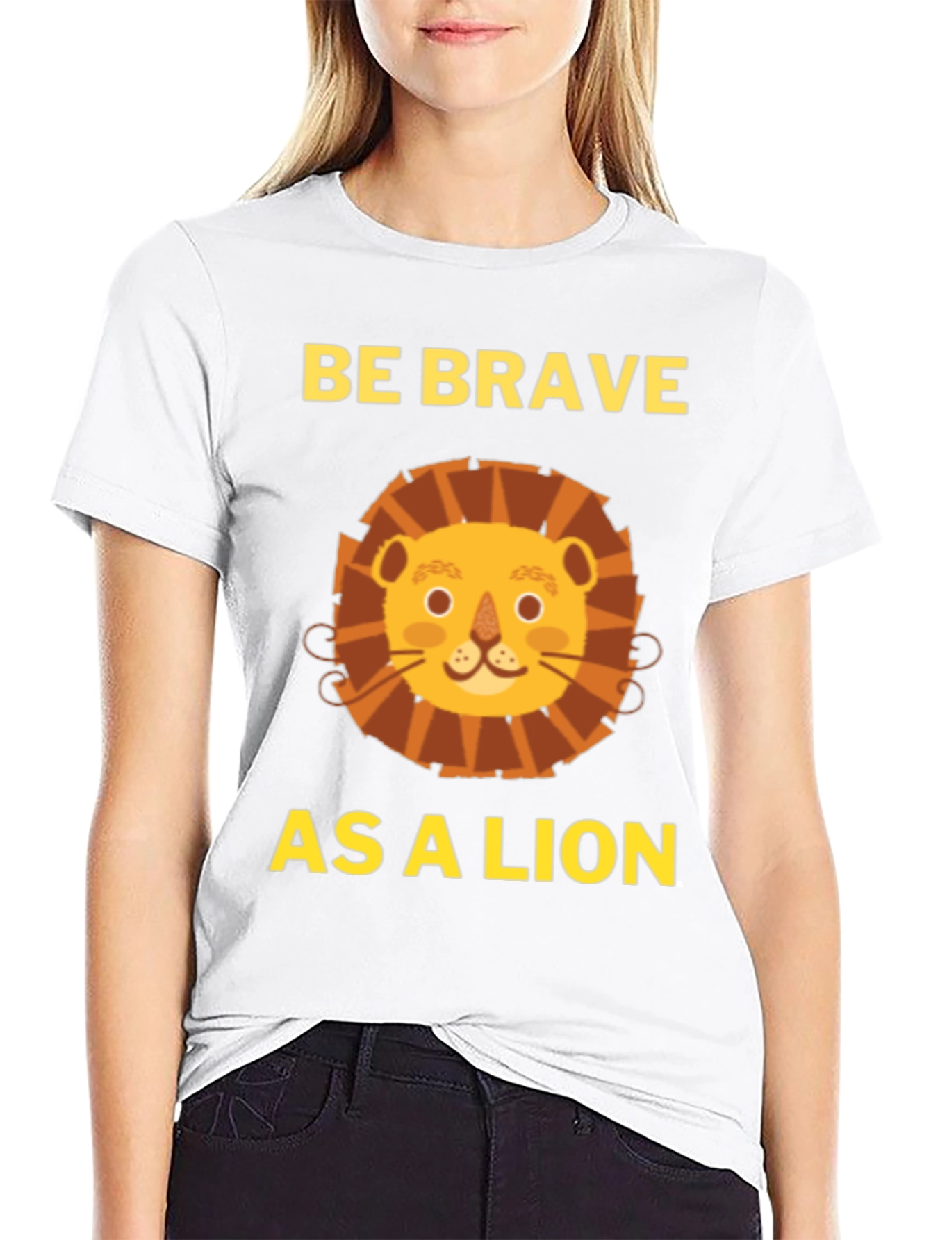 Be Brave As A Lion T-Shirt - Menswear