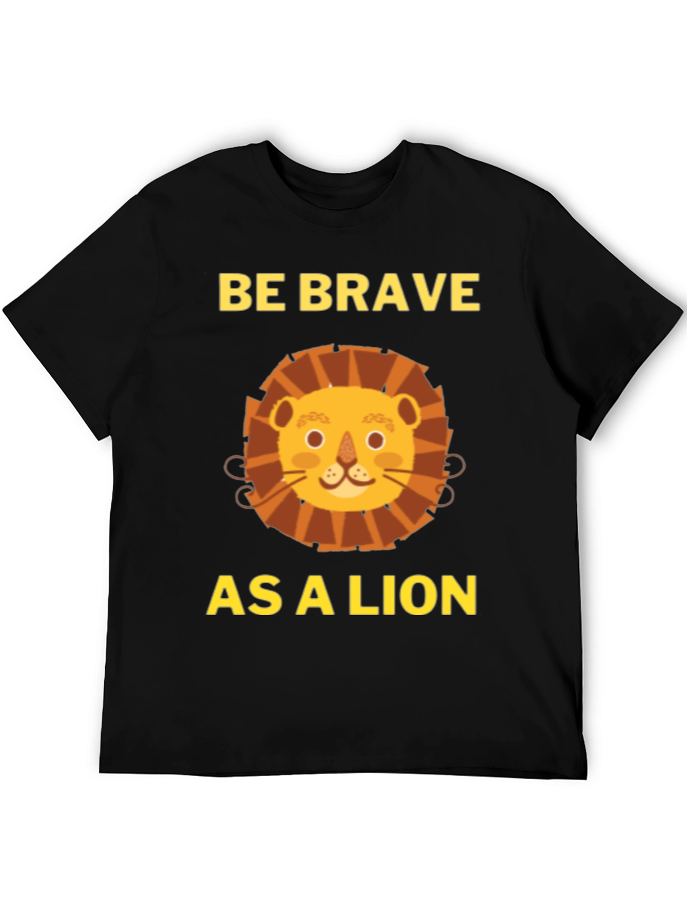Be Brave As A Lion T-Shirt - Menswear