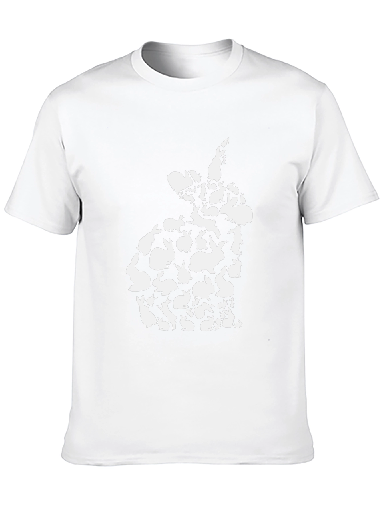 Bunny Silhouette T-Shirt - Easter Rabbit Tee