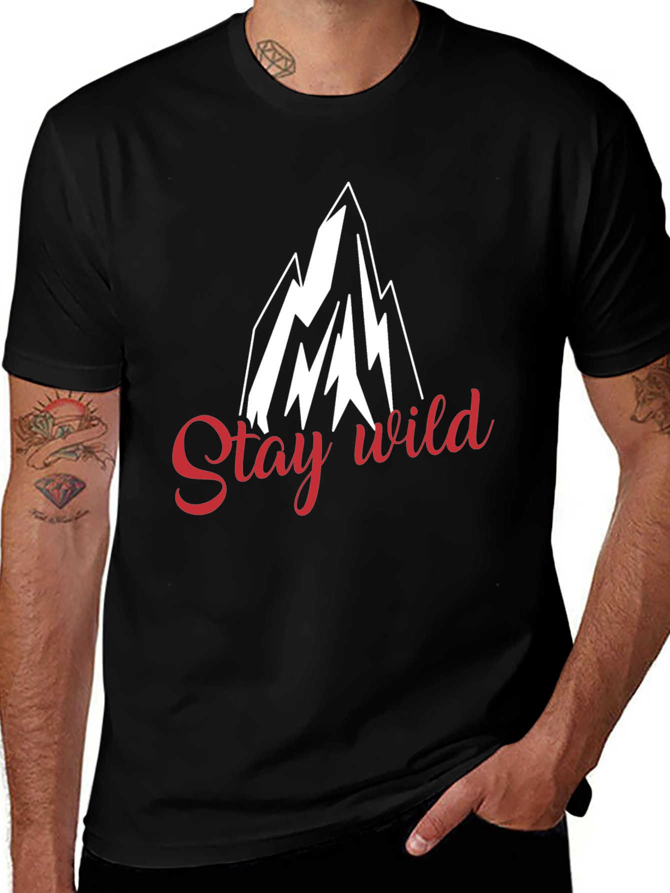Stay Wild Mountain Graphic Tee