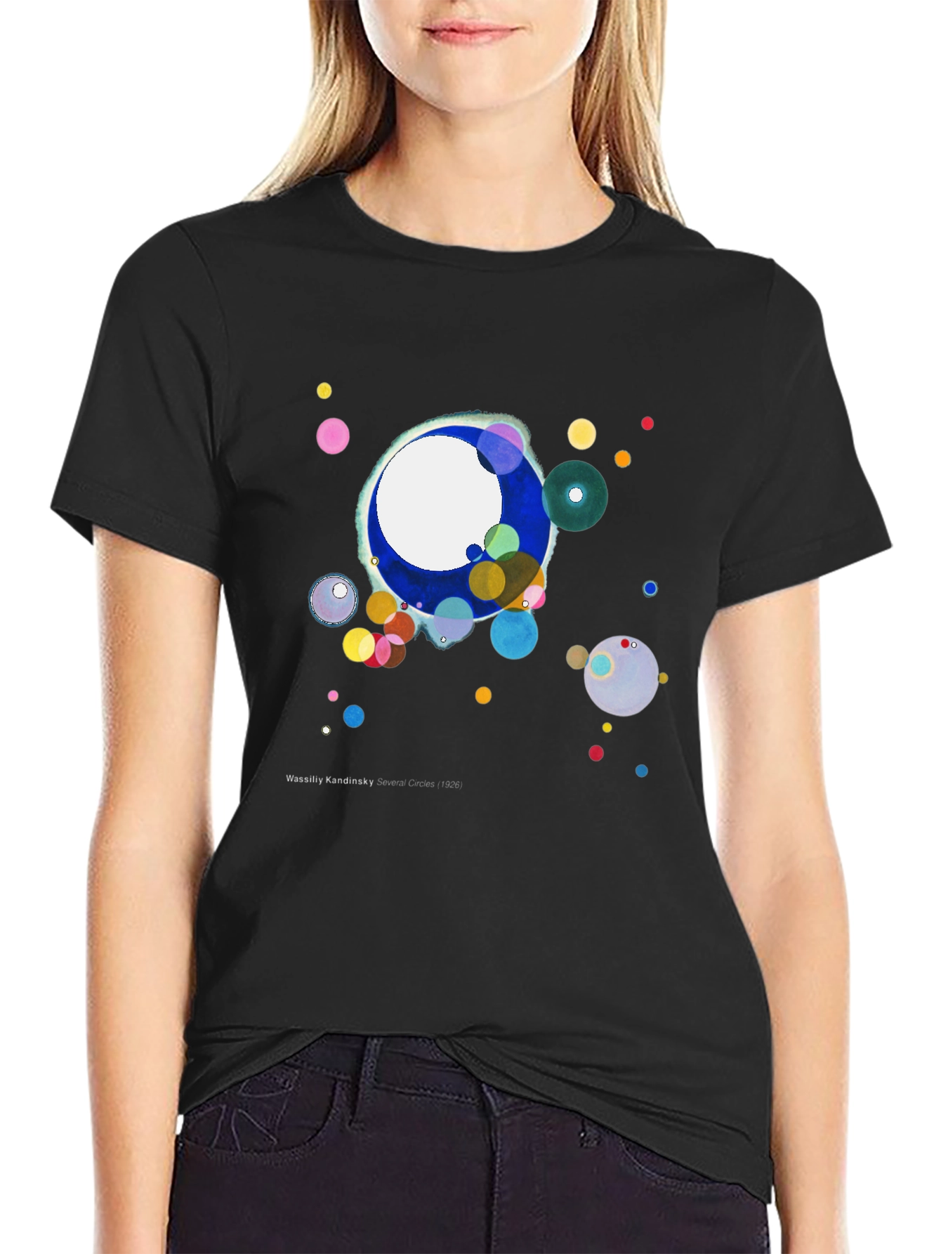 Circles T-Shirt - Wassily Kandinsky Art - Black