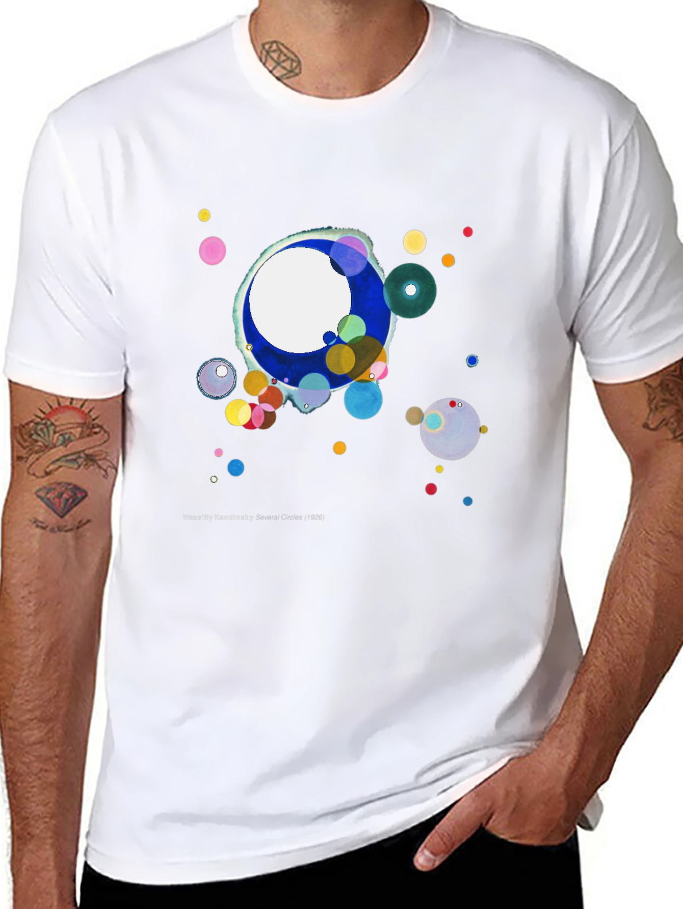 Circles T-Shirt - Wassily Kandinsky Art - Black