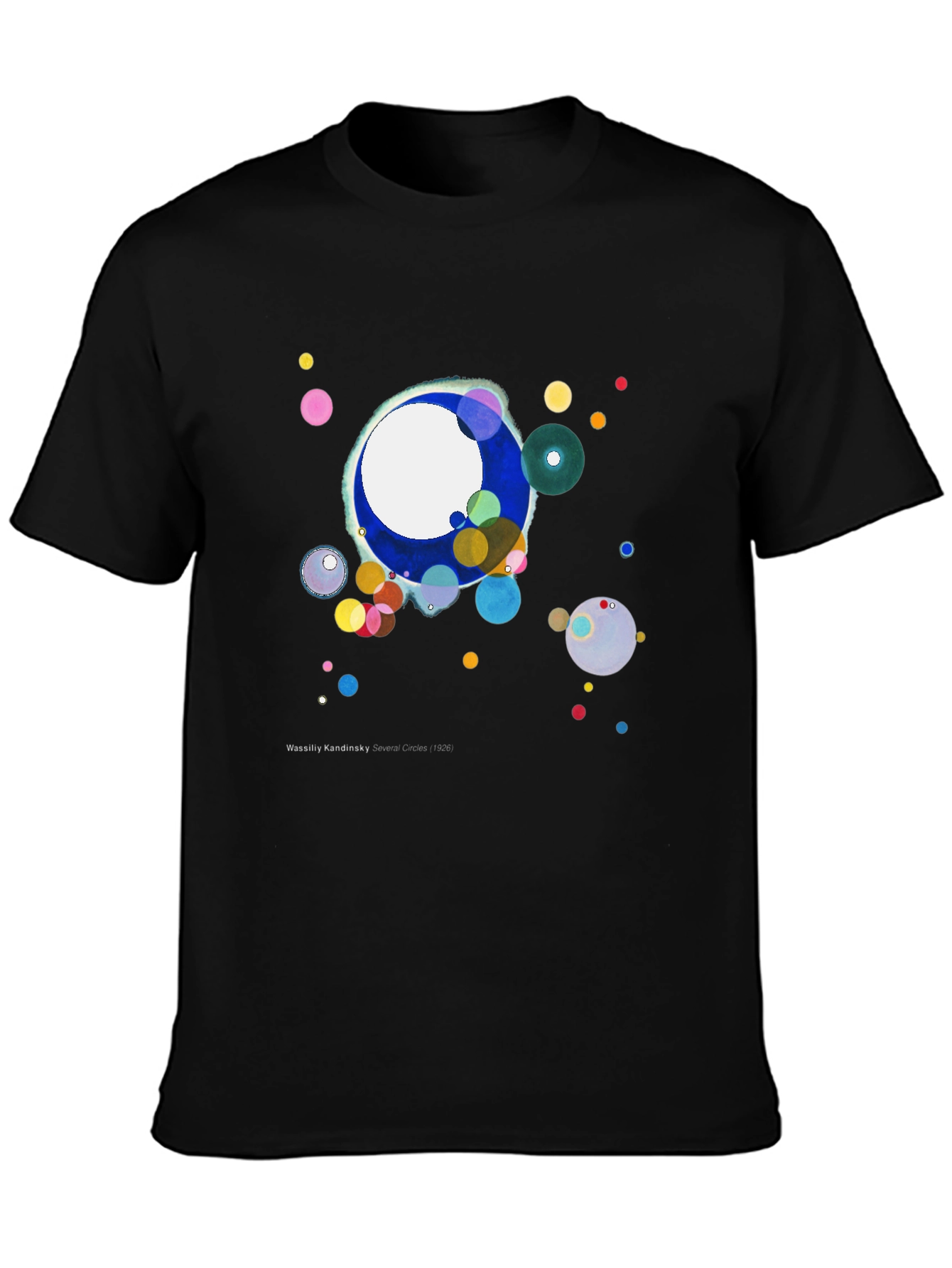 Circles T-Shirt - Wassily Kandinsky Art - Black