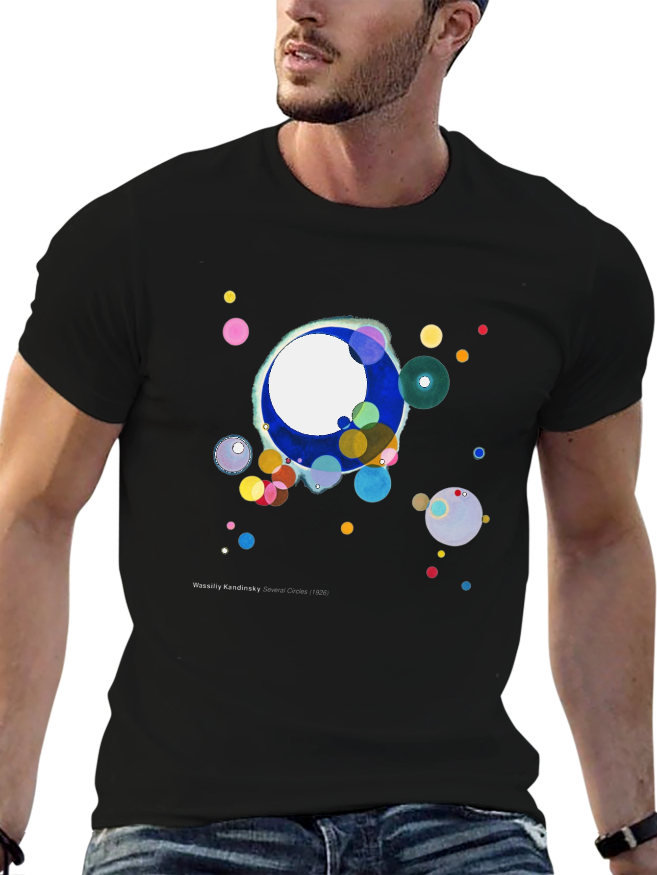 Circles T-Shirt - Wassily Kandinsky Art - Black