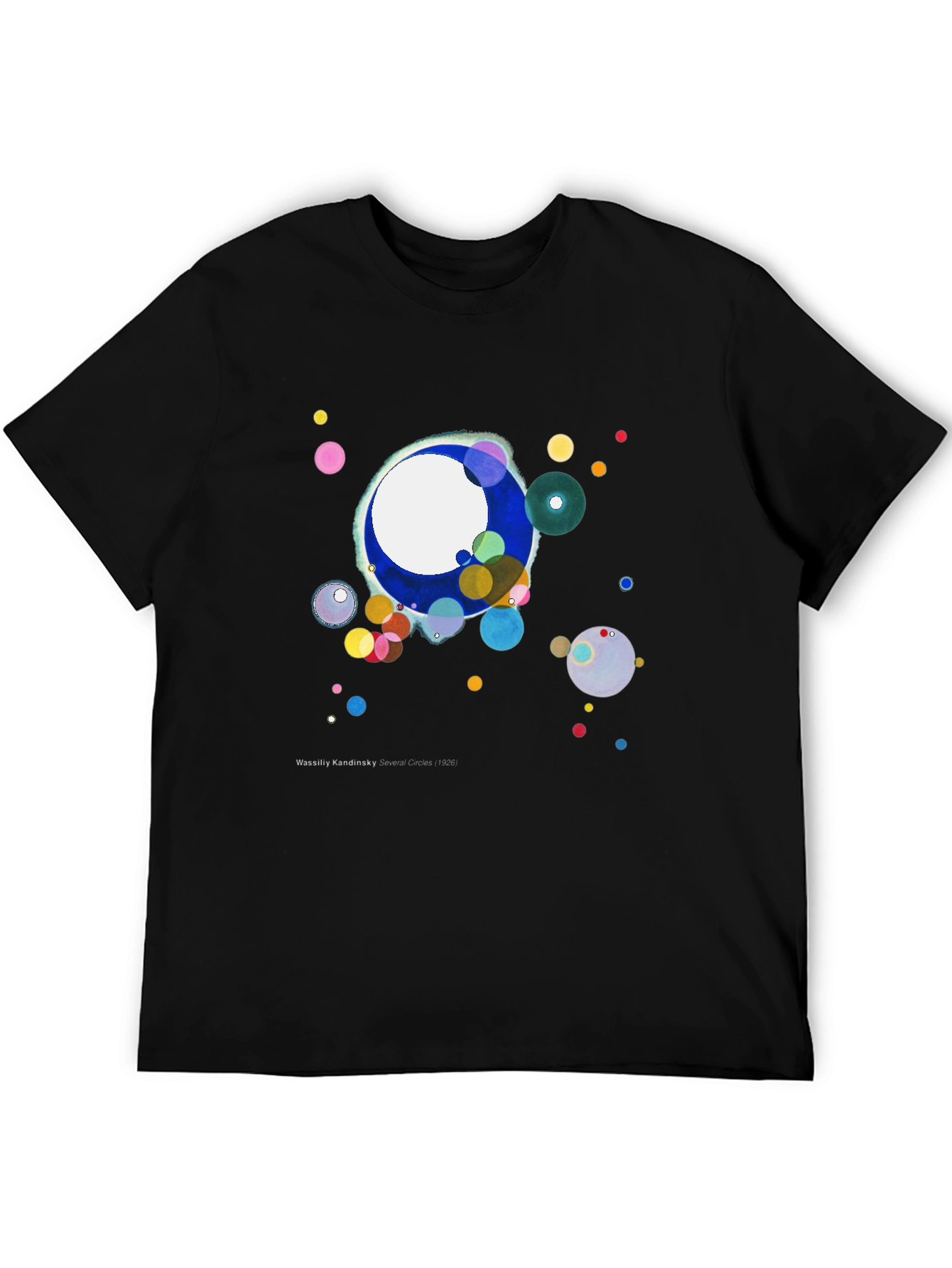 Circles T-Shirt - Wassily Kandinsky Art - Black