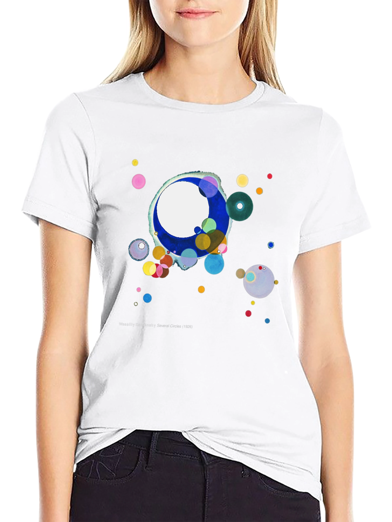 Circles T-Shirt - Wassily Kandinsky Art - Black