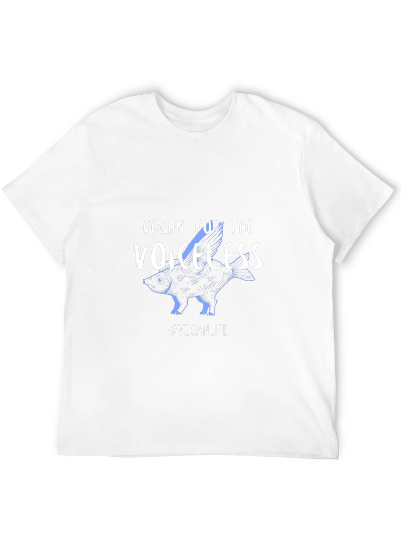 Vegan For The Voiceless Black T-Shirt