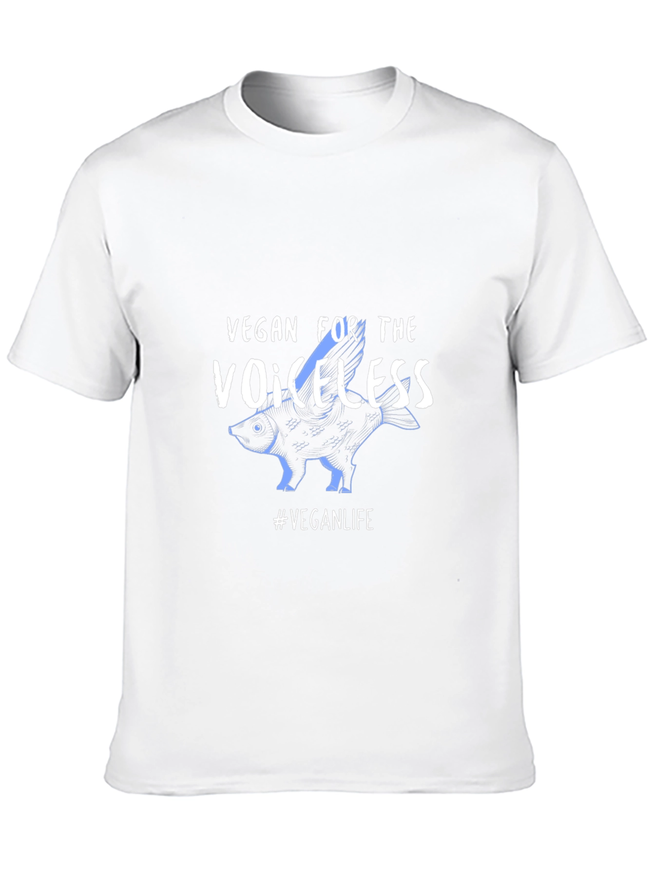 Vegan For The Voiceless Black T-Shirt