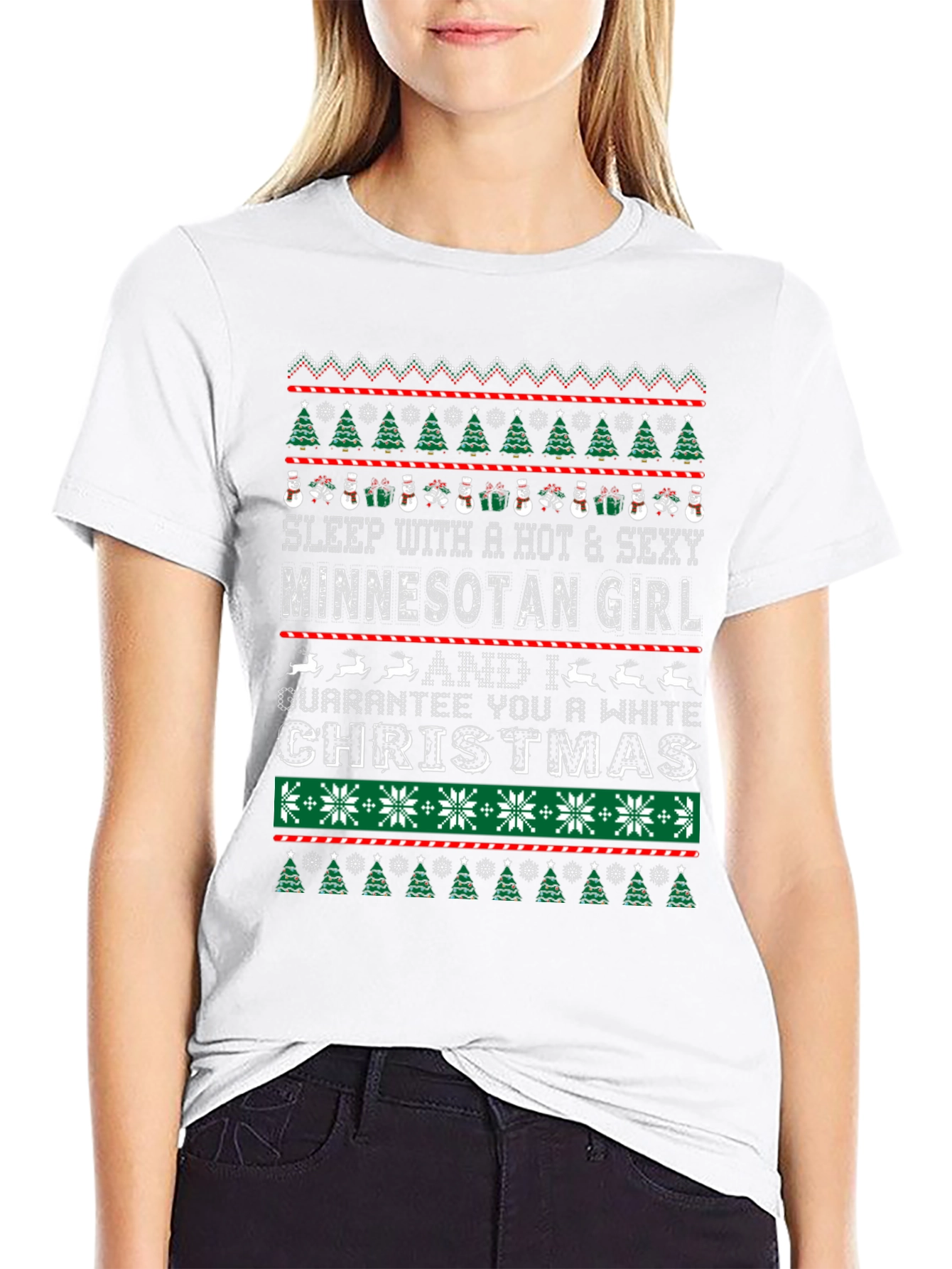 Minnesota Girl Christmas Graphic Tee