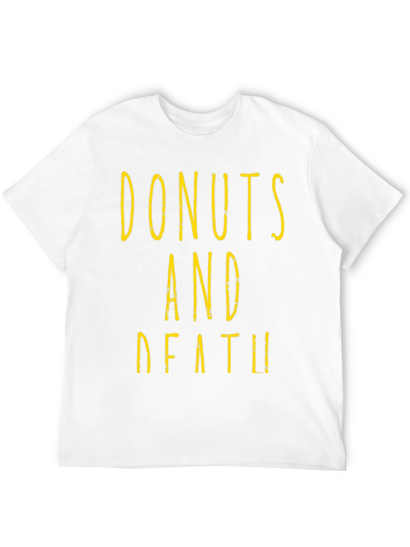 Donuts And Death Graphic Tee - Black