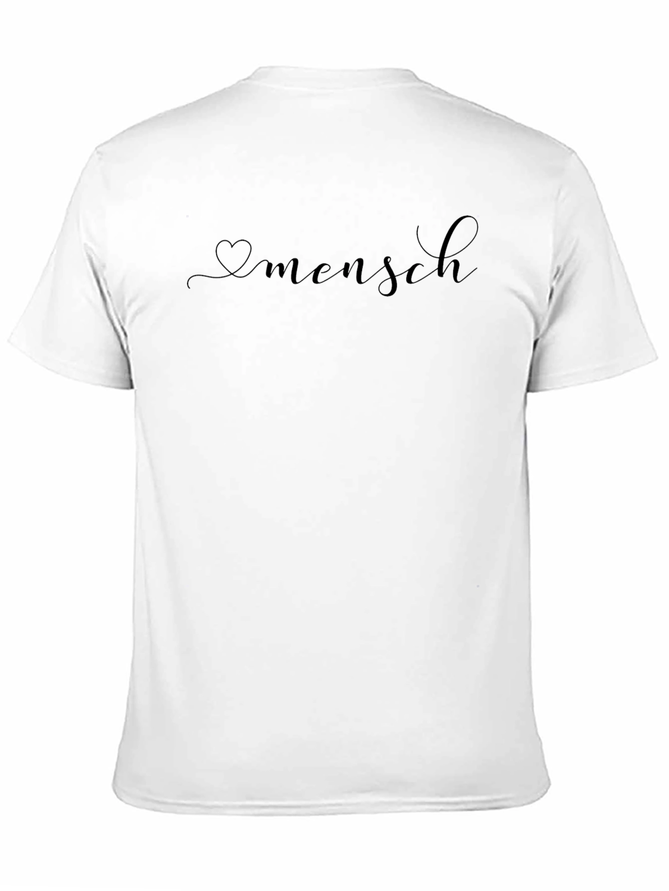 Heart Mensch Black T-Shirt