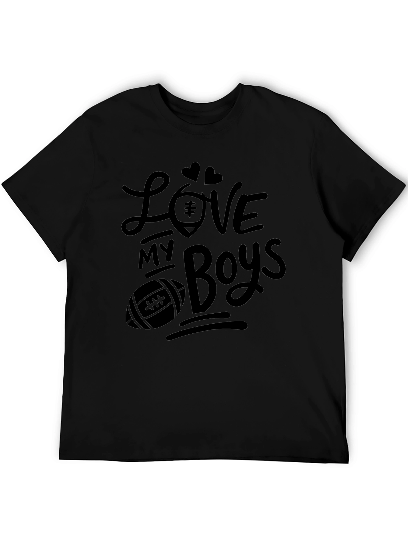 Love My Boys Football T-Shirt