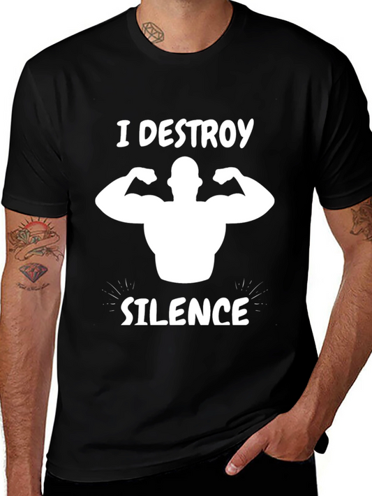 I Destroy Silence Graphic T-Shirt