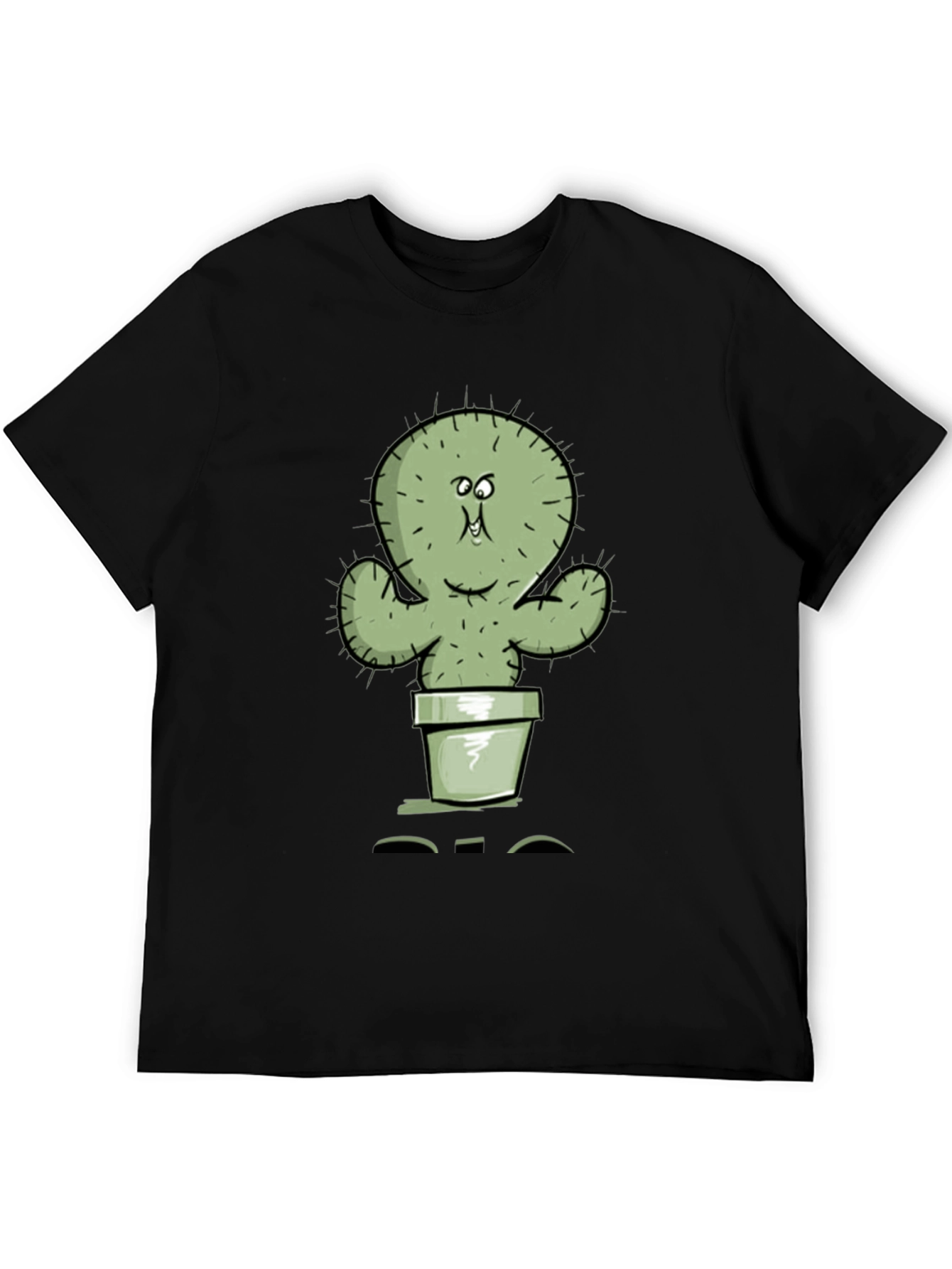 Funny Cartoon Cactus T-Shirt